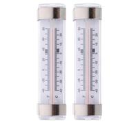 DIYEAH 2Pcs Freezer Thermometer High Accuracy Analog Temperature Meter | -40℃-20℃/-40℉-80℉ Temperature Monitor, Clear Scale, Ensures Safe Food Cooler Levels, Walk-in Freezer, Cold Storage