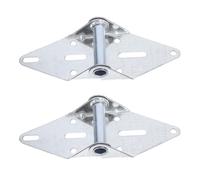 DIYEAH 2pcs Garage Door Parts: Heavy Duty Metal Garage Door Hinges Accessories for Residential Light Commercial Replacement Parts