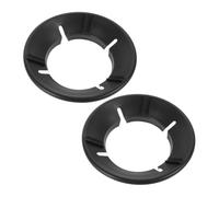 DIYEAH 2pcs Gas Stove Windproof Cover and Wok Ring Cast Iron Stove Wind Screen for Home and Outdoor Cooking, Gas Cooktop Covers 4-hole Heat Shields for Camping and Household Use