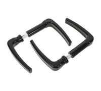 DIYEAH 2pcs Gate Handles: European Handle for Outdoor Gate - Garden Shed Door Pulls - Vintage Rustic Metal Barn Door Hardware for Fence and Sauna