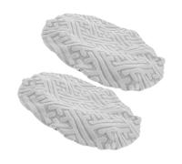 DIYEAH 2pcs Grey Stretch Round Stool Covers Elastic Semi-wrap Chair Seat Protectors for Bar Stools Breathable Slipcovers for Patio Dining Events and Everyday Use