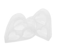 DIYEAH 2pcs Heart Resin Casting Mold: Heart-Shaped Silicone Molds - 3 Cavity Epoxy Resin Mould for DIY Crafts Soap Mother’s Day Presents