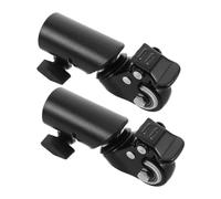 DIYEAH 2pcs Heavy Duty Tripod Casters for Speaker Stands Tube Swivel Wheels Silent Rolling Caster Kit for Audio Equipment Mobility and Stable Positioning