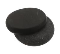 DIYEAH 2pcs Hot Massage Stones, Small Nature Basalt Rocks for SPA, Black | Warming Stones for Facial, Back, Leg, Arm, Shoulder, Heat-Resistant & No Cracks, Constant Keep Heating, No Sudden Cool Down