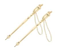 DIYEAH 2pcs Jewish Metal Reading Pointer Tool Ergonomic Finger Torah Pointer for Precise Bible Tracking Bible Teaching Aid for Adults for Mitzvah Church School and Travel Use