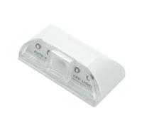 DIYEAH 2pcs LED Human Body Induction Sensor Light for Door Lock Keyhole White LED Motion Sensor Lamp with Automatic Off No Battery Required Easy Installation for Indoor Night Illumination