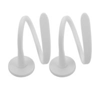 DIYEAH 2pcs Magnetic Front Load Washer Door Prop, Rubber Laundry Stopper | Keeps Washer Open, Removable, Tool-Free Use, Airflow Gap, Adjustable Curve, Helps Dry Gasket, Laundry Room