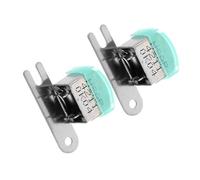 DIYEAH 2pcs Metal Cassette Tape Recorder Stereo Head Replacement Dual-channel Magnetic Head Accessory with Independent Button for Stable Audio Recording and Playback