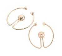 DIYEAH 2pcs Metal Circle Scarf Clip Durable Round Buckle for T Shirt and Shirt Fastening Multipurpose Exposure Clothing Ring Holder Classic Shiny Finish for Womens Scarf and Dress