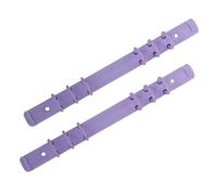 DIYEAH 2pcs Metal Loose Leaf Binder Rings Detachable Binder Mechanisms Replacement Ring for Office Document Management and Student Notetaking Purple