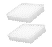 DIYEAH 2Pcs Mold DIY Dollhouse Mini Garden Projects Durable Silicone Construction Molds for Creative Landscape Building Accessories