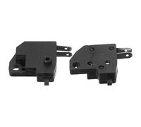 DIYEAH 2pcs Motorcycle Front Brake Light Switch, Brake Switch, Black Plastic Copper, Pair Left and Right, for Motorcycle Replacement