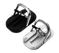 DIYEAH 2Pcs Multifunctional Vehicle Mounted Phone Ring Holders Rotation Flipping Air Vent Compatible Durable Kickstand for Cell Phones for Navigation and Hands Use