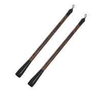 DIYEAH 2pcs Natural Bamboo Brush Handle Caliber for Artistic Crafting Calligraphy Brush Holder Assembly