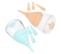 DIYEAH 2pcs Newborn Pet Feeding Bottles with Silicone Tips for Kittens Puppies and Rabbits Milk Feeder with Controlled Flow for Safe Nursing and Balanced Nutrition