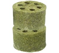 DIYEAH 2pcs Organic Timothy Hay Hamster Teething Small Natural Bunny Chew for Rabbits Dental Care Biting Playthings to Prevent Overgrown Teeth and Reduce Pet Boredom