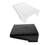 DIYEAH 2pcs Outdoor Camera Protective Roof Rainproof Sunproof Plastic Cover Universal Security Cctv Shield for Nest Ring Dome Bullet Cameras White Black