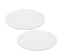 DIYEAH 2pcs Oval Framed Canvas Painting Board, Blank Paint Canvas, 12x8in Oval Wood Frame, White Cotton Cloth, Resists Warping, for Artists, Beginners, Schools, DIY Art and Craft Projects