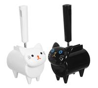 DIYEAH 2Pcs Pet Hair Remover Lint Roller with Strong Adhesive Portable Cartoon Design for Clothes Furniture Dust and Fur Removal Compact Japanese Style Sticky Roller for Dog Cat Hair