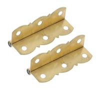 DIYEAH 2pcs Piano Hinges Butterfly Hinges for Music Stand Wooden Cabinet Instrument Case No Screws Included