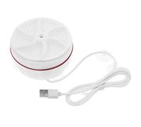 DIYEAH 2pcs Portable Mini Washing Machine for Travel USB Charging Energy Saving Washer for Socks Underwear Compact Design with Sucker Feature