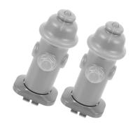 DIYEAH 2pcs Portable Puppy Urine Guide Columns for Indoor Dog Toilet Training Lightweight Pee Posts for Pet Cage Use Easy to Clean and Install Gray