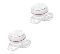 DIYEAH 2pcs Portable Washing Machine Mini Clothes Washer Usb Charging for Travel Camping Smart Washer for Sink Home Use Lightweight and Compact Design