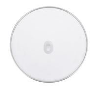 DIYEAH 2pcs Pot Safeguard Anti Spill Lid Cover Metal Silver Oil Splatter Guard Splatter Screen for Kitchen Cooking Frying