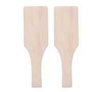 DIYEAH 2pcs Pottery Paddle: Wooden Paddle for Clay Flat Board Ceramic Tools Ceramic Art Clapper for Pottery Crafting Smoothing Modeling DIY