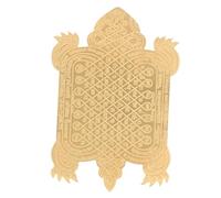 DIYEAH 2pcs Prosperity Amulet Turtle Phone Decoration Large Gold Chinese Mythology Wealth Charm Metal Phone Case Ornament for Longevity and Success