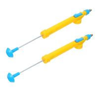 DIYEAH 2pcs Pump Type Nozzle Replacement Spray Bottle Nozzles for Garden Watering Cans and Drink Bottles, Manual Spray Head for Plant Mister and Outdoor Watering