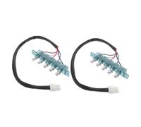 DIYEAH 2pcs Range Hood Switch Kit Piano Type Keyboard Control Panel for Exhaust Hood Control Panel Parts Replacement Parts