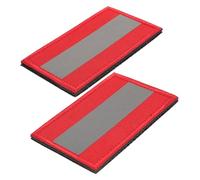 DIYEAH 2Pcs Reflective Safety Patches Self-Adhesive Night Clothes Repair Decoration for Jackets Backpacks DIY Sewing Patch for Visibility and Torn Spot Cover