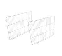 DIYEAH 2pcs Refrigerator Freezer Separator Mesh Dividers Wire Storage Racks Fit for Enhanced Cooling and Organized Food Separation
