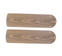 DIYEAH 2pcs Replacement Ceiling Fan Blades Plastic Wood Grain Decorative Leaves Fit for Home Office Quiet Operation Easy Installation