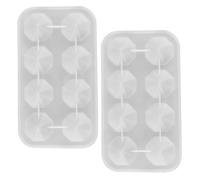 DIYEAH 2pcs Reusable Silicone Resin Casting Mold Geometry Epoxy Moulds for Handmade Jewelry Soap and Home Decor DIY Craft Molds for Beginners