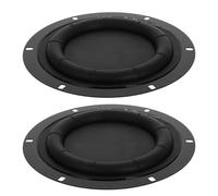 DIYEAH 2pcs round Bass Diaphragm Passive Radiator for Subwoofer DIY Repair Rubber Film Loudspeaker Diaphragms Replacement