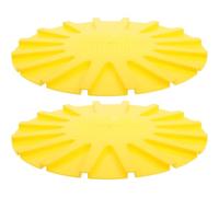 DIYEAH 2Pcs Round Bee Escape Discs Channel Design for Beekeeping Colony Transfer Plastic Hive Tool for Honey Harvesting and Bee Management
