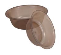 DIYEAH 2pcs Round Wash Basin for Sink Dish Basin Plug Tub for Washing up Bowl for Soaking Feet Multi-use