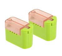 DIYEAH 2pcs Sewing Thread Oil Box: Magnetic Oil Box Container for Thread Treatment - Plastic Lubricator Cup Sewing Machine Parts Crafting Accessory