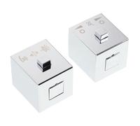 DIYEAH 2pcs Shower Mixer Valve Knob for Water Valve Replacement Faucet Washer Bath Shower Mixing Easy to Clean Install