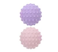 DIYEAH 2pcs Silicone Massage Balls for Feet and Hands, Lightweight Spike Roller Massage Tools Made of Sturdy Silicone, for Fitness, Pre or Postworkout Use, Effective Muscle Relief