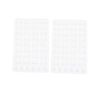 DIYEAH 2pcs Silicone Mold for Brick Making Two Shapes and Multi-Hole Design, Easy to Operate and Reusable Miniature Brick Mold for Sand Table Landscape and DIY Crafting