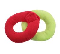 DIYEAH 2pcs Small Elizabethan Collar Pet Neck Collar for Guinea Pig Hamster Bird Surgery Recovery Lick Bite Protective Ring Red and Green Colors