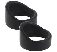 DIYEAH 2pcs Soft Rubber Eyepiece Eye Cup for Spotting Scope and Microscope with 4mm Angle Thickness, Portable and Comfortable Rubber Eye Shield for Dark Field Observations