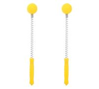 DIYEAH 2pcs Spring Ball Massager Golf Massage Tool Hand Held Back Massager for Body Fitness Equipment