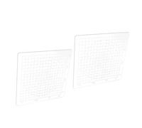 DIYEAH 2pcs Square Acrylic Clay Crafting Board Clay Roller Plate 7.3x7.3 Inches Stable Surface for Home Crafting Students and Artists