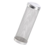 DIYEAH 2pcs Stainless Steel Fish Tank Filter Mesh Cover 12mm 16mm Aquarium Strainer Net Sleeve Water Inlet Guard Compatible with Aquarium Pumps and Filter Accessories for Aquatic Pets