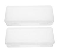 DIYEAH 2pcs Storage Box for Coins and Paper Money Organizer with Lock Protector for Cash and Collectible Notes Versatile Financial Storage