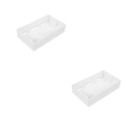 DIYEAH 2pcs Thickened Floor Socket Bottom Box Durable Wall Outlet Base Case for Type Socket Secure Junction Wiring Box Easy Installation and Repair